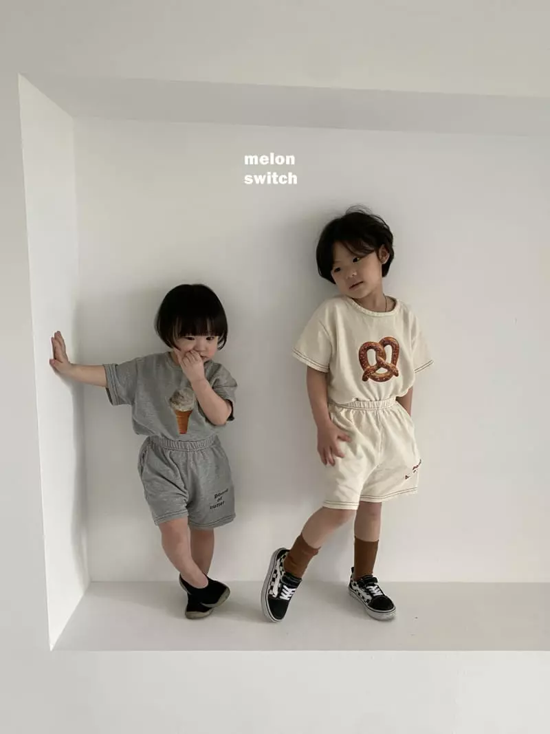 Melon Switch - Korean Children Fashion - #kidzfashiontrend - Brunch Top Bottom Set - 8