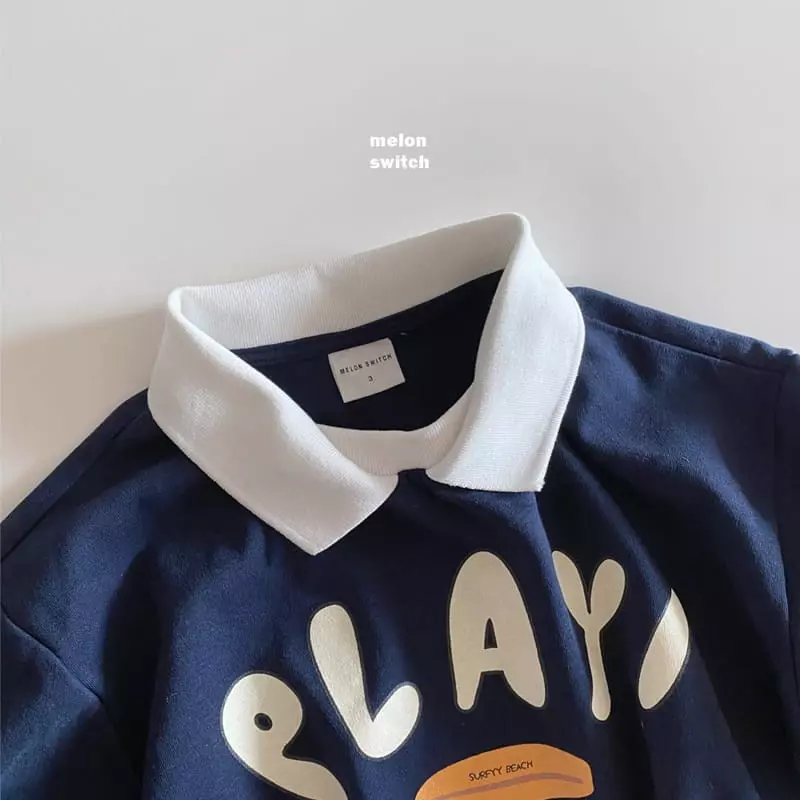 Melon Switch - Korean Children Fashion - #littlefashionista - Play Collar Top Bottom Set - 11
