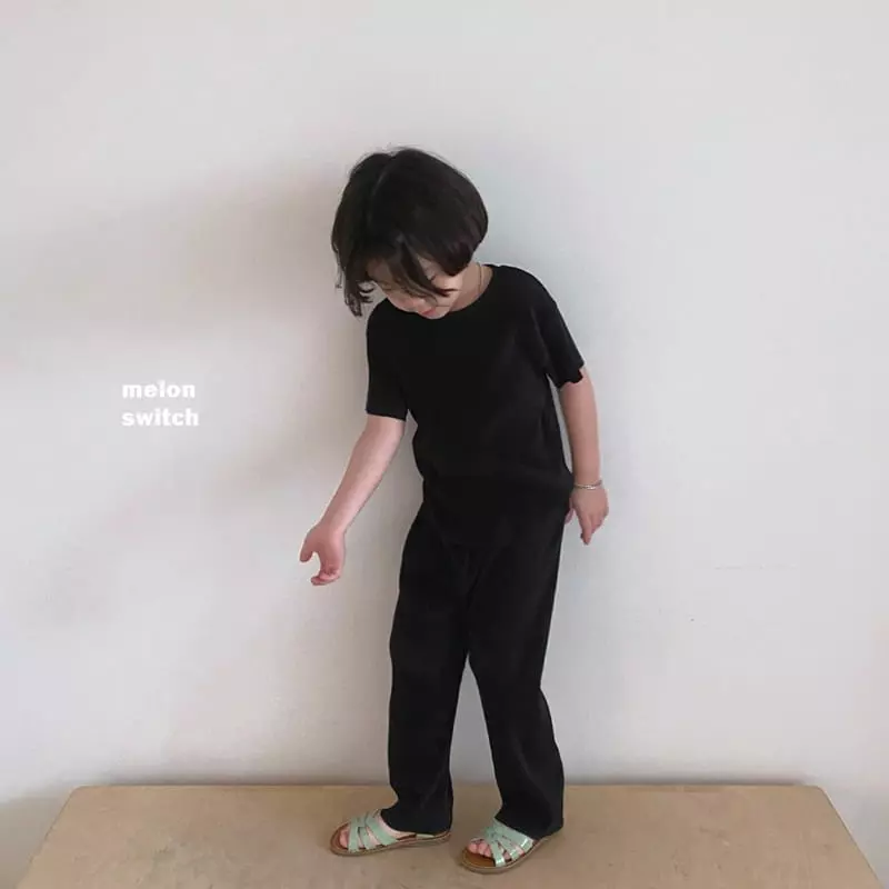 Melon Switch - Korean Children Fashion - #littlefashionista - Melon Pleats Top Bottom Set - 5