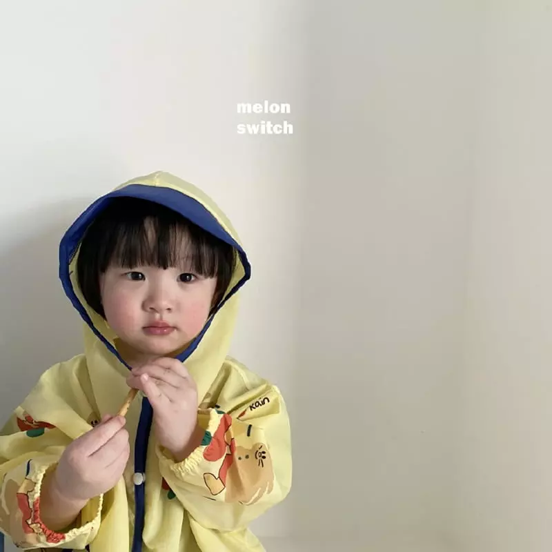 Melon Switch - Korean Children Fashion - #littlefashionista - Melon Rabbit Raincoat - 4