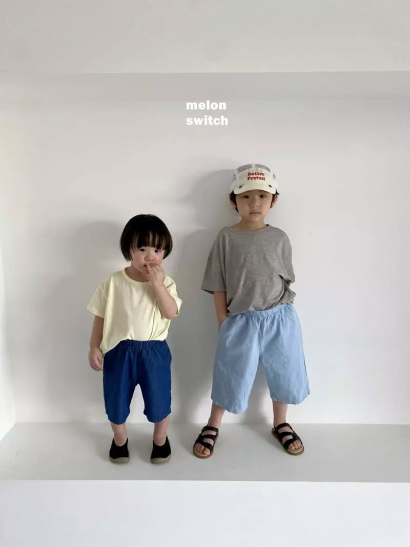 Melon Switch - Korean Children Fashion - #magicofchildhood - Melon Denim Shorts - 3
