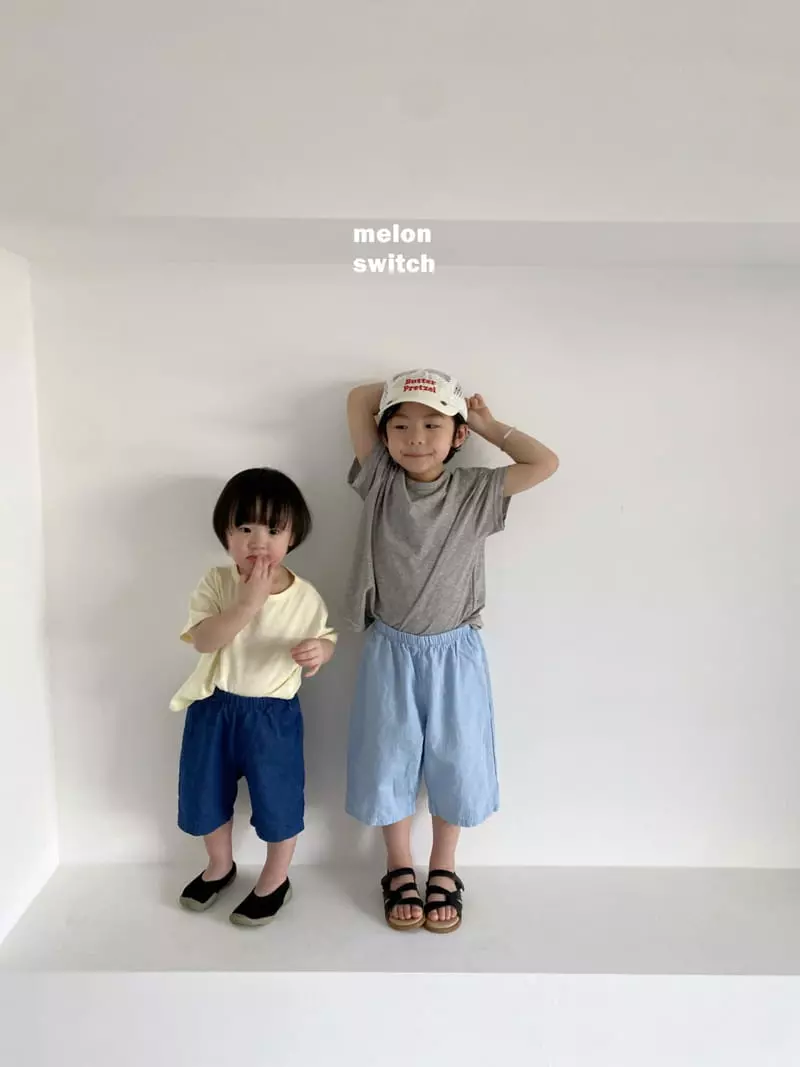 Melon Switch - Korean Children Fashion - #magicofchildhood - Melon Denim Shorts - 4
