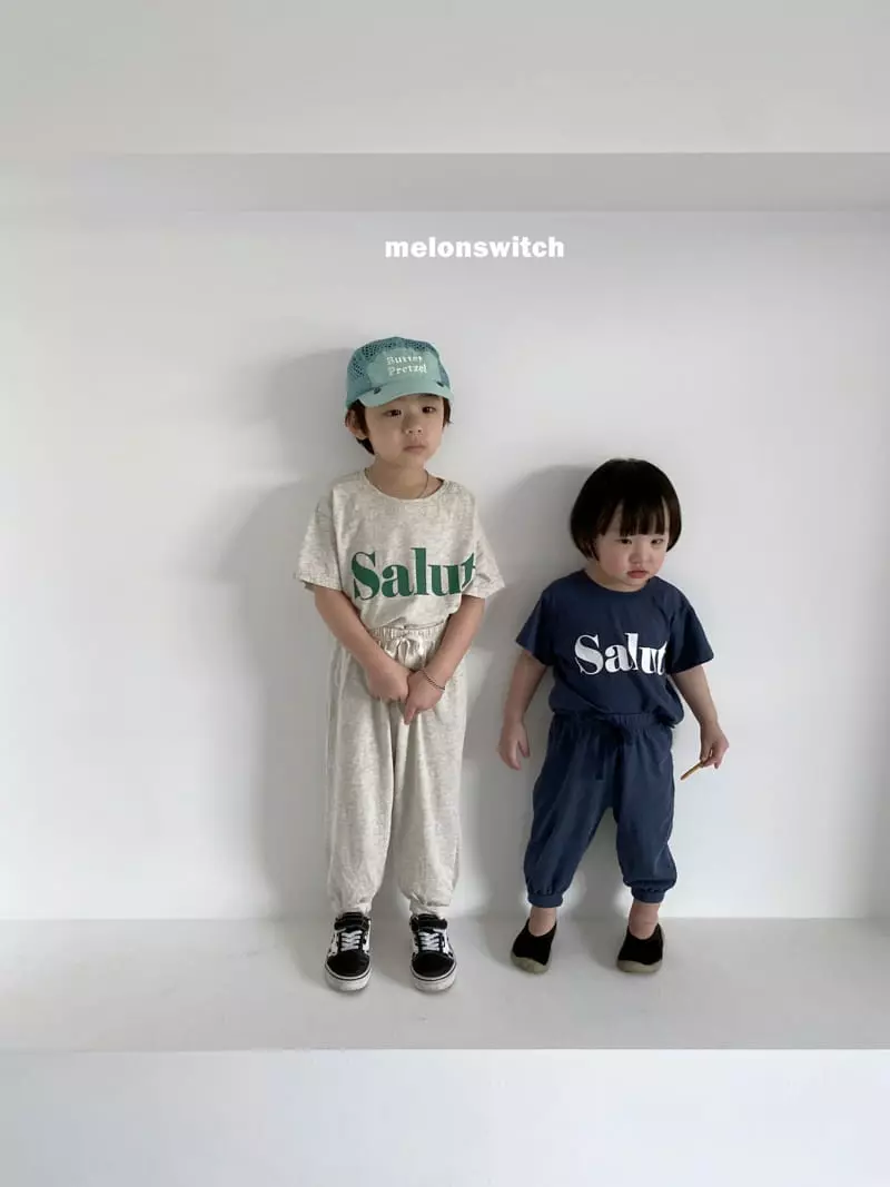 Melon Switch - Korean Children Fashion - #minifashionista - Salt Top Bottom Set