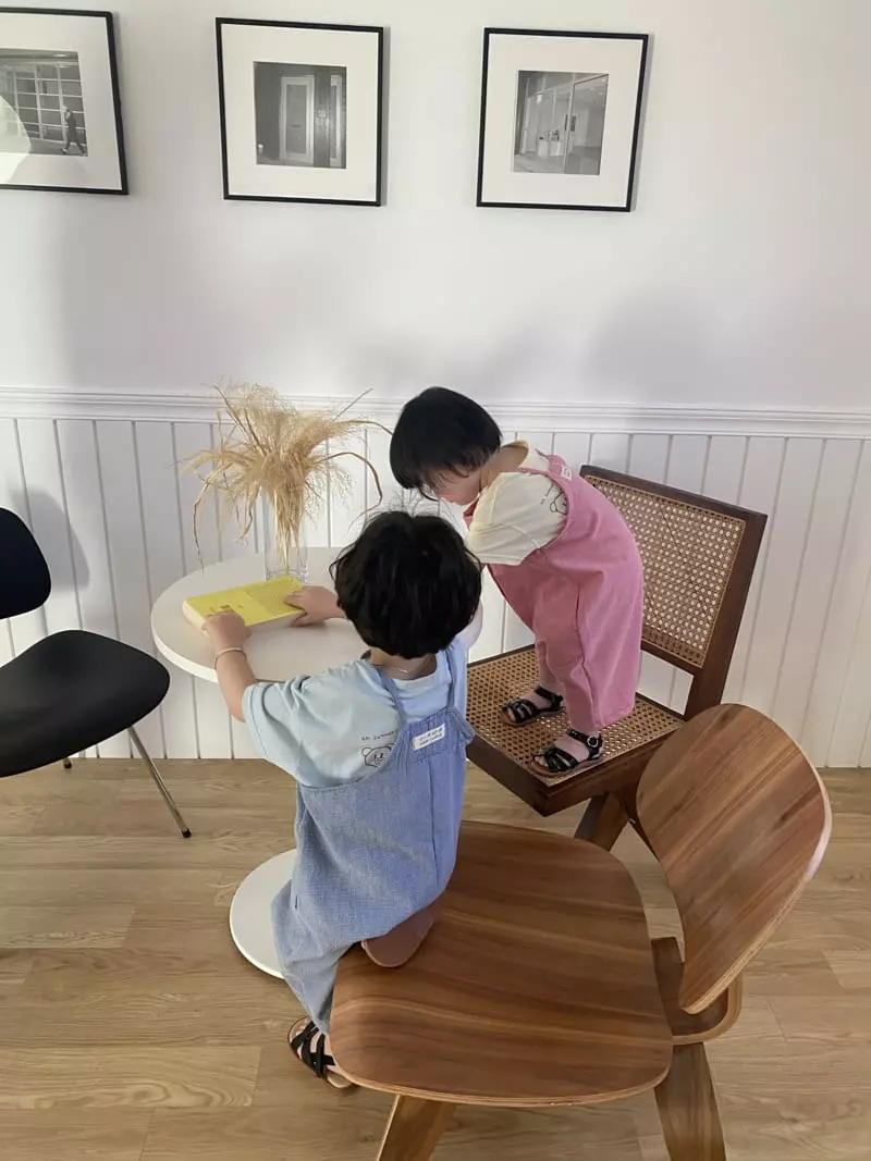 Melon Switch - Korean Children Fashion - #minifashionista - Check Overall - 4