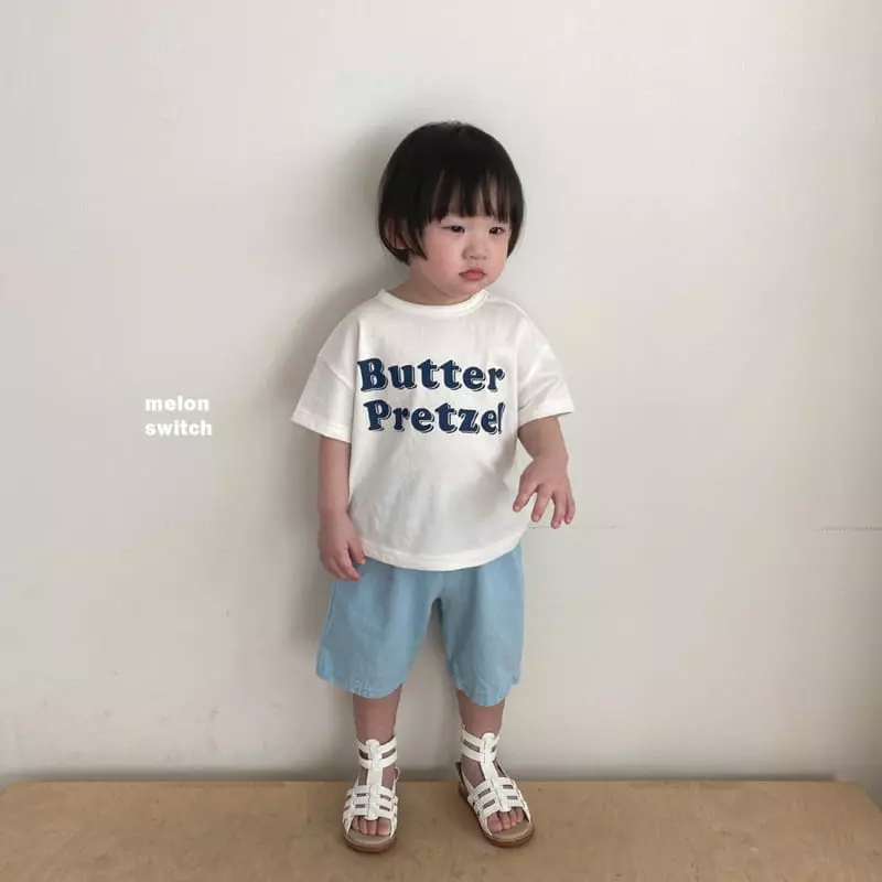 Melon Switch - Korean Children Fashion - #toddlerclothing - Buuter Plezle Tee - 4