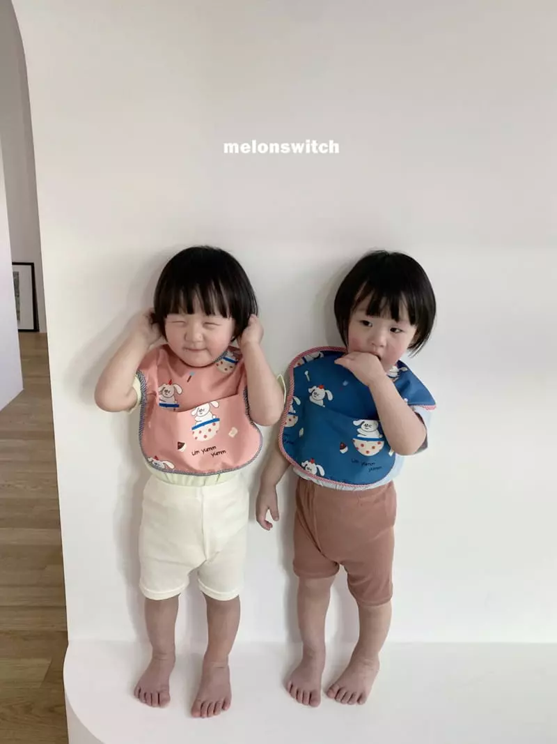 Melon Switch - Korean Children Fashion - #todddlerfashion - Nyam Nyam Waterproof Bib - 10