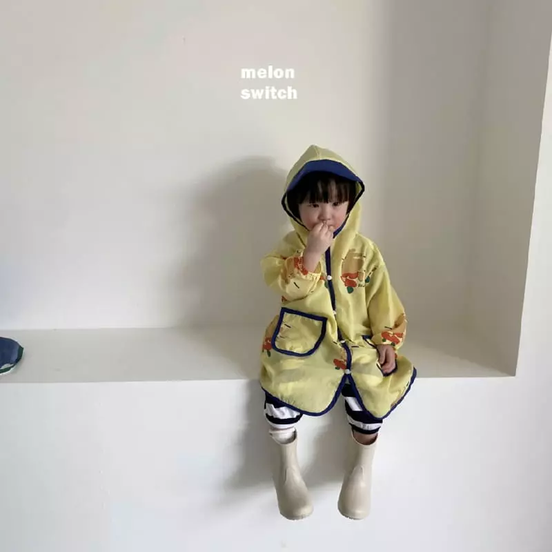 Melon Switch - Korean Children Fashion - #todddlerfashion - Melon Rabbit Raincoat - 7