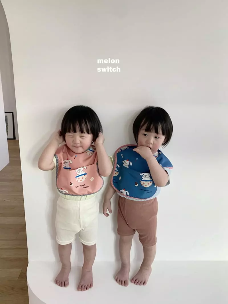 Melon Switch - Korean Children Fashion - #toddlerclothing - Nyam Nyam Waterproof Bib - 11