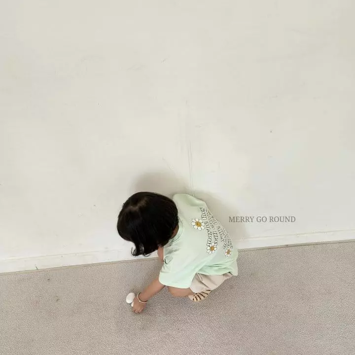 Merry Go Round - Korean Children Fashion - #childofig - Flower Tee - 10