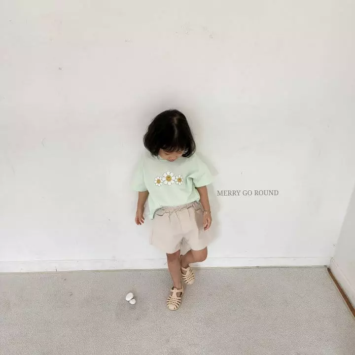 Merry Go Round - Korean Children Fashion - #childofig - Flower Tee - 9
