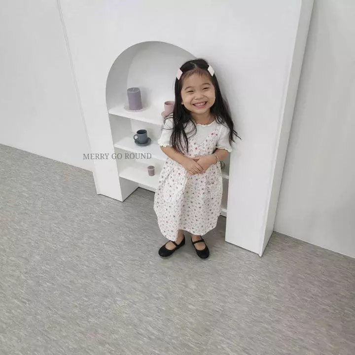 Merry Go Round - Korean Children Fashion - #childofig - Lace Pocket One-piece - 8