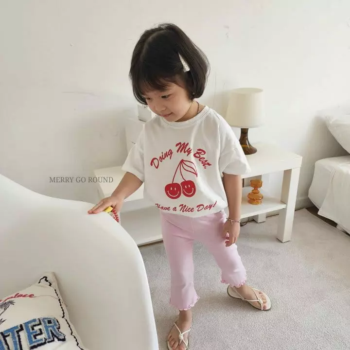 Merry Go Round - Korean Children Fashion - #childrensboutique - Cherry Tee - 3