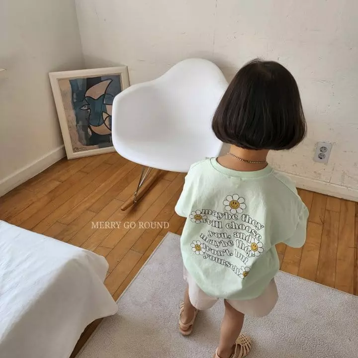 Merry Go Round - Korean Children Fashion - #childrensboutique - Flower Tee - 11