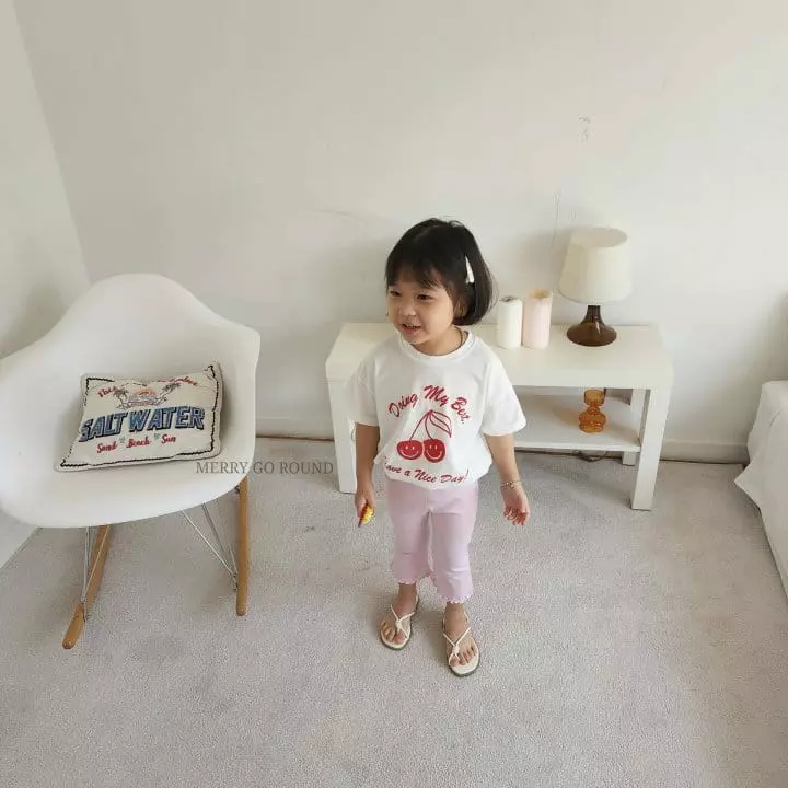 Merry Go Round - Korean Children Fashion - #childrensboutique - Cherry Tee - 4