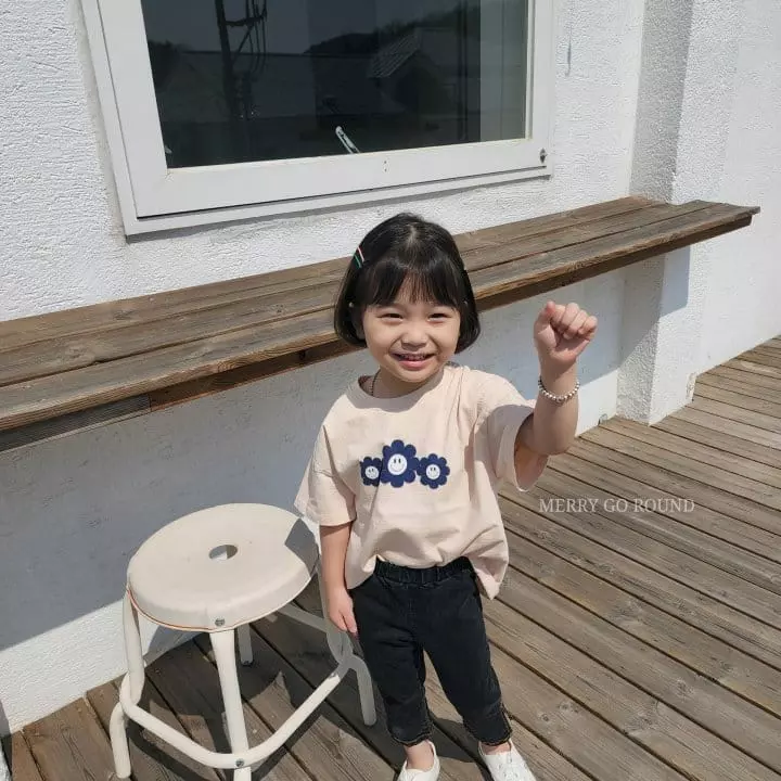 Merry Go Round - Korean Children Fashion - #designkidswear - Flower Tee - 12