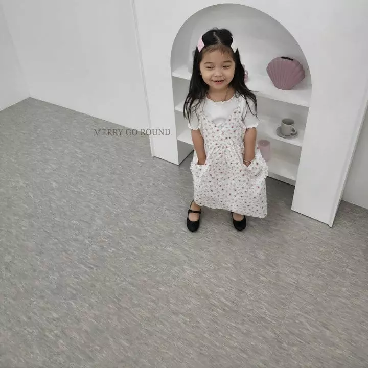 Merry Go Round - Korean Children Fashion - #designkidswear - Lace Pocket One-piece - 10
