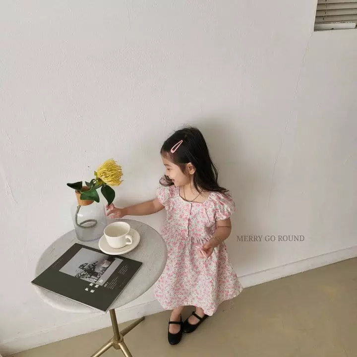 Merry Go Round - Korean Children Fashion - #discoveringself - Floral One-piece - 11