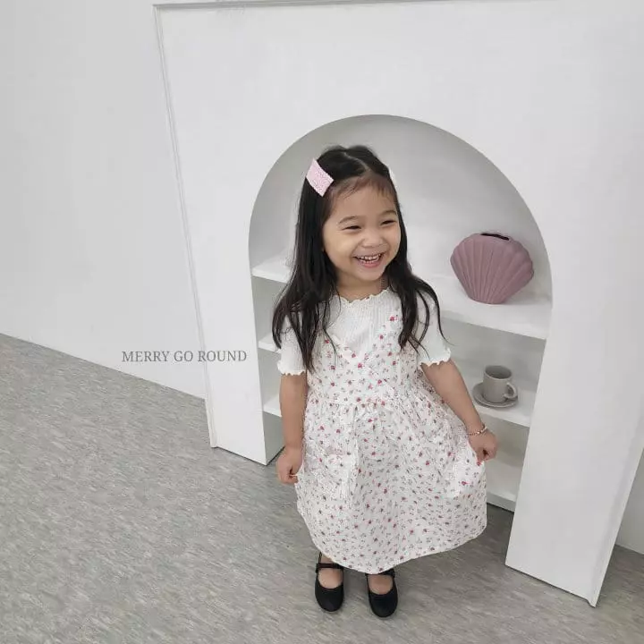 Merry Go Round - Korean Children Fashion - #discoveringself - Lace Pocket One-piece - 11