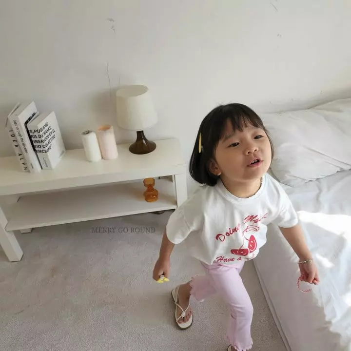 Merry Go Round - Korean Children Fashion - #fashionkids - Cherry Tee - 6