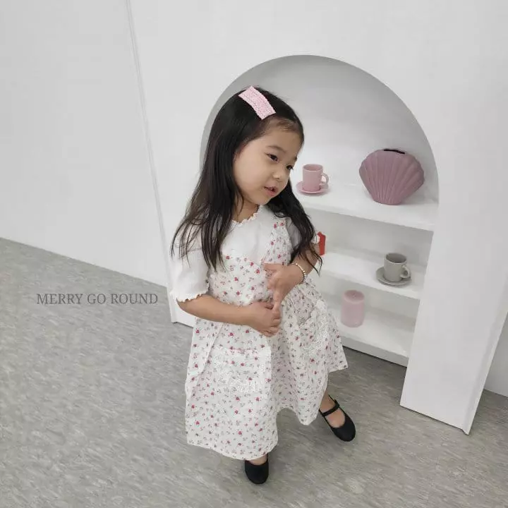 Merry Go Round - Korean Children Fashion - #fashionkids - Lace Pocket One-piece - 12
