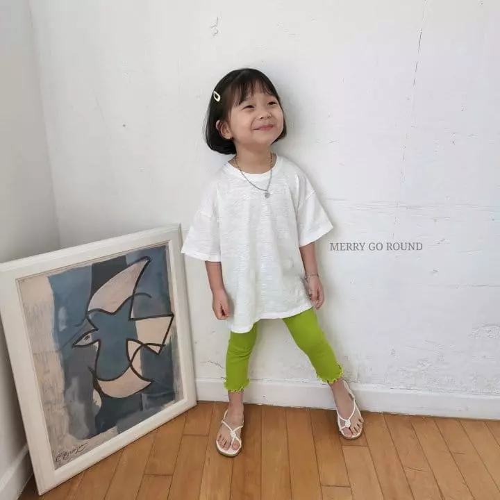 Merry Go Round - Korean Children Fashion - #fashionkids - Rib Leggings - 3