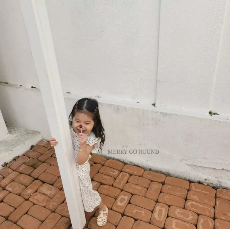 Merry Go Round - Korean Children Fashion - #kidsshorts - Frill Top Bottom Set - 10