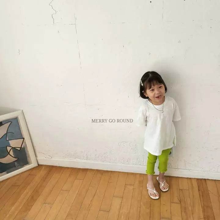 Merry Go Round - Korean Children Fashion - #fashionkids - Rib Leggings - 4