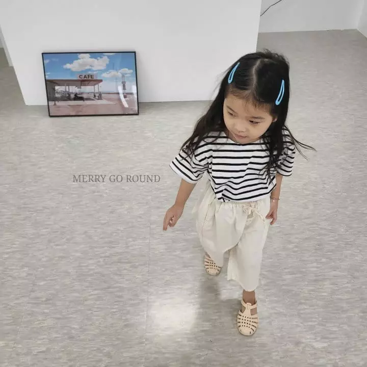 Merry Go Round - Korean Children Fashion - #kidsstore - Saint Stripes Tee - 2