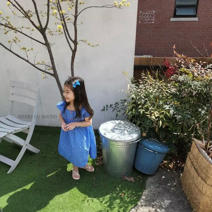 Merry Go Round - Korean Children Fashion - #littlefashionista - Floral One-piece