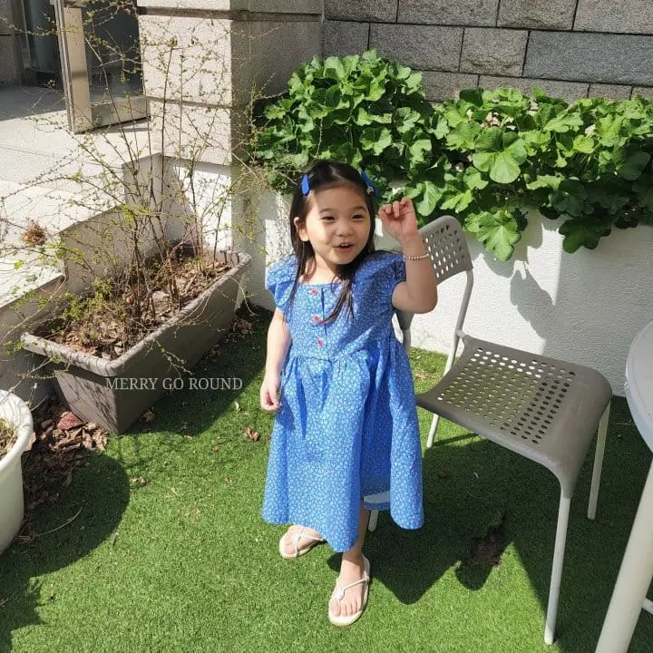 Merry Go Round - Korean Children Fashion - #magicofchildhood - Floral One-piece - 2