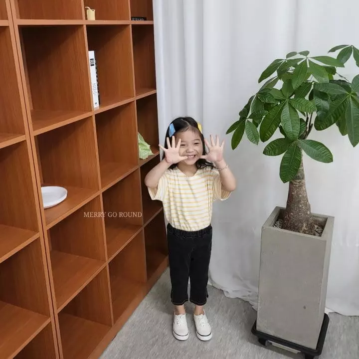 Merry Go Round - Korean Children Fashion - #magicofchildhood - Saint Stripes Tee - 6