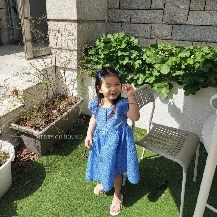Merry Go Round - Korean Children Fashion - #minifashionista - Floral One-piece - 3