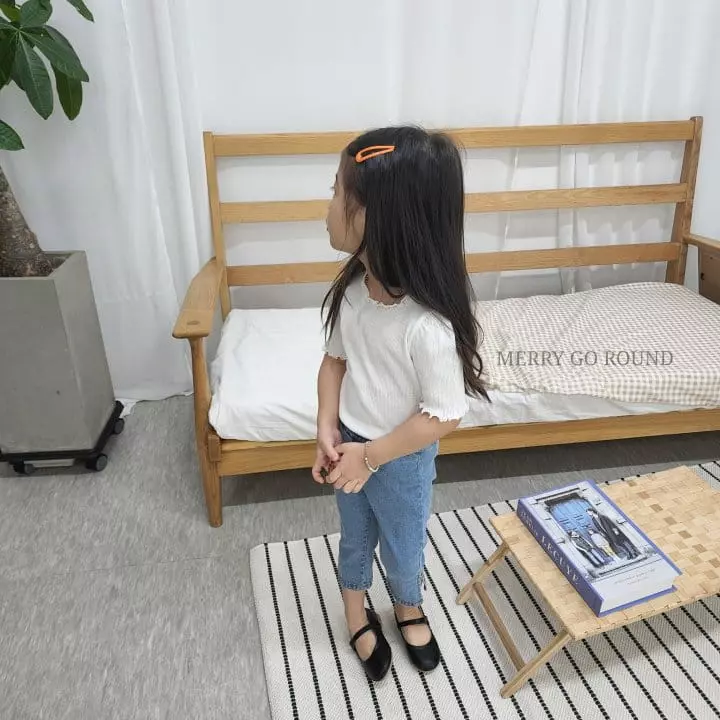Merry Go Round - Korean Children Fashion - #minifashionista - Rib Terry Tee - 9