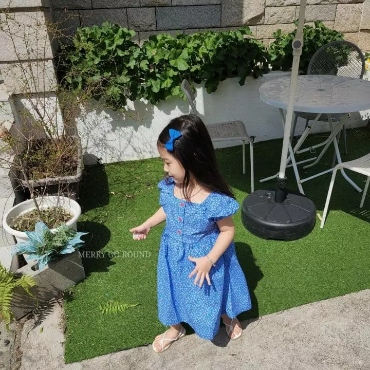 Merry Go Round - Korean Children Fashion - #minifashionista - Floral One-piece - 4