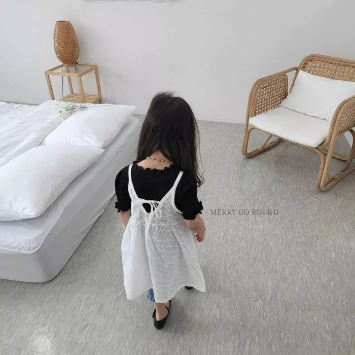 Merry Go Round - Korean Children Fashion - #prettylittlegirls - Lace Pocket One-piece - 6