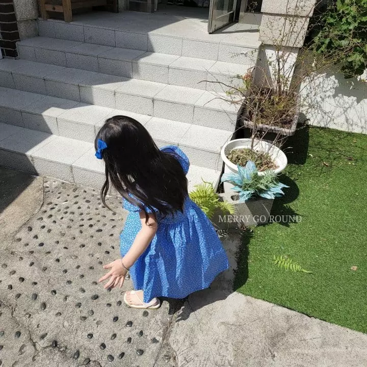 Merry Go Round - Korean Children Fashion - #todddlerfashion - Floral One-piece - 5