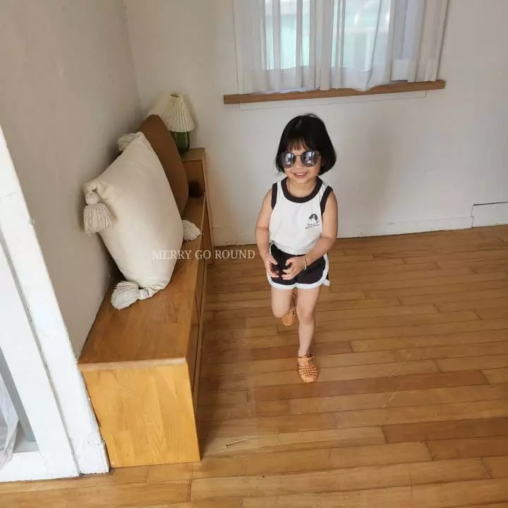 Merry Go Round - Korean Children Fashion - #todddlerfashion - Puppy Top Bottom Set