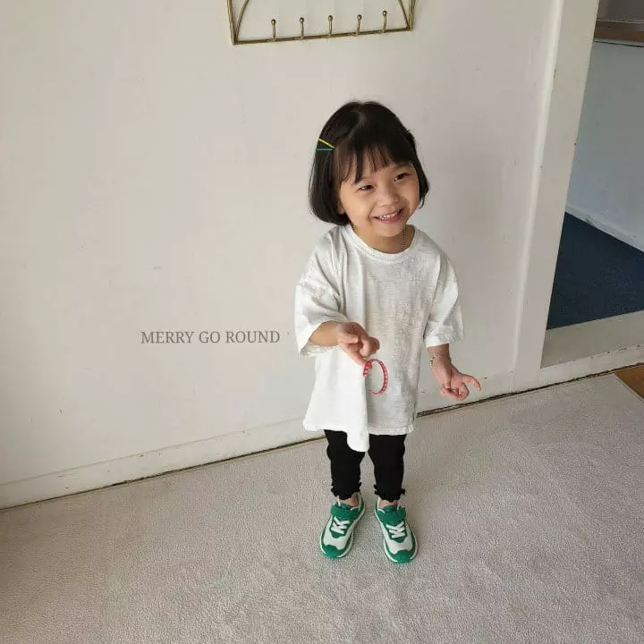 Merry Go Round - Korean Children Fashion - #todddlerfashion - Rib Leggings - 12