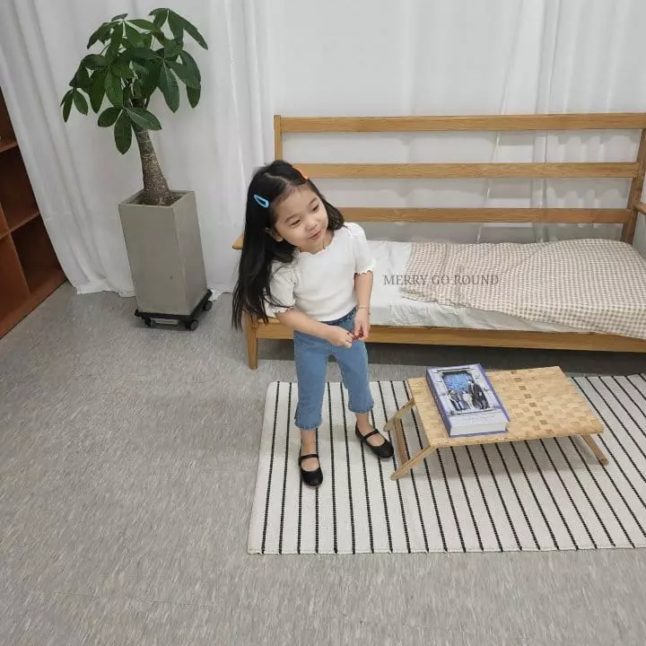 Merry Go Round - Korean Children Fashion - #todddlerfashion - Rib Terry Tee - 11