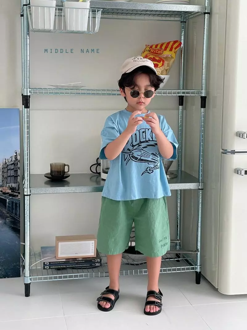 Middle Name - Korean Children Fashion - #Kfashion4kids - Rocket Tee