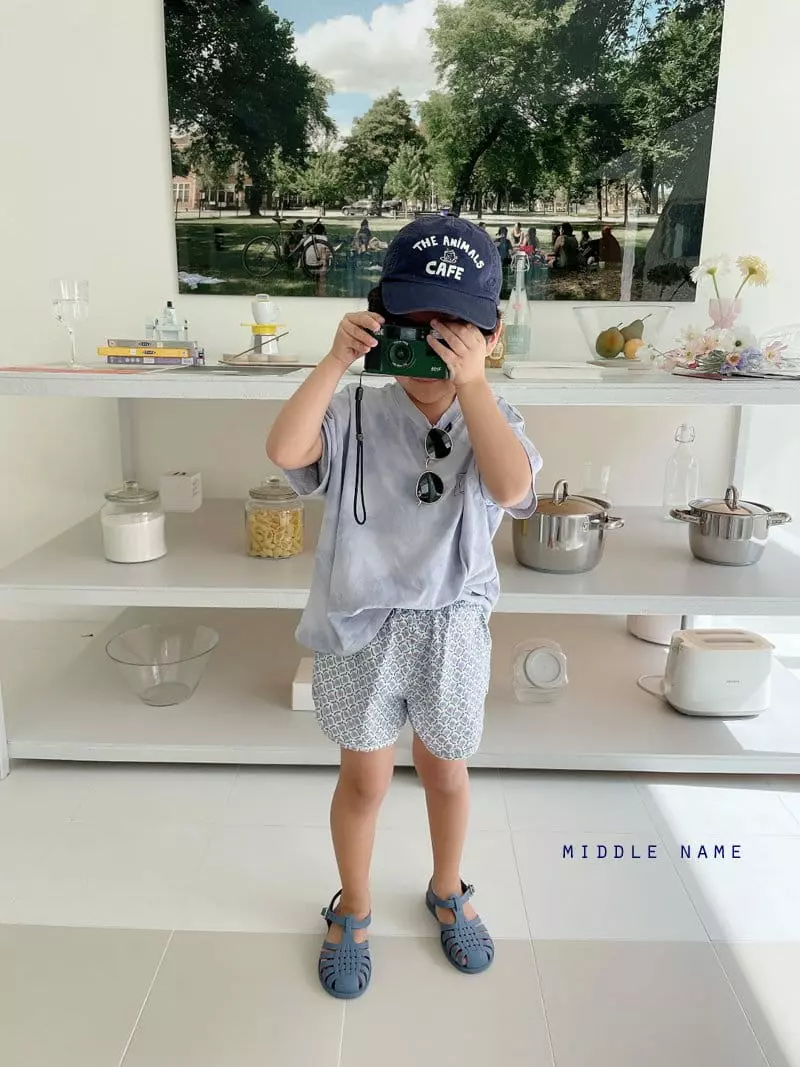 Middle Name - Korean Children Fashion - #kidzfashiontrend - Mist Tee - 4