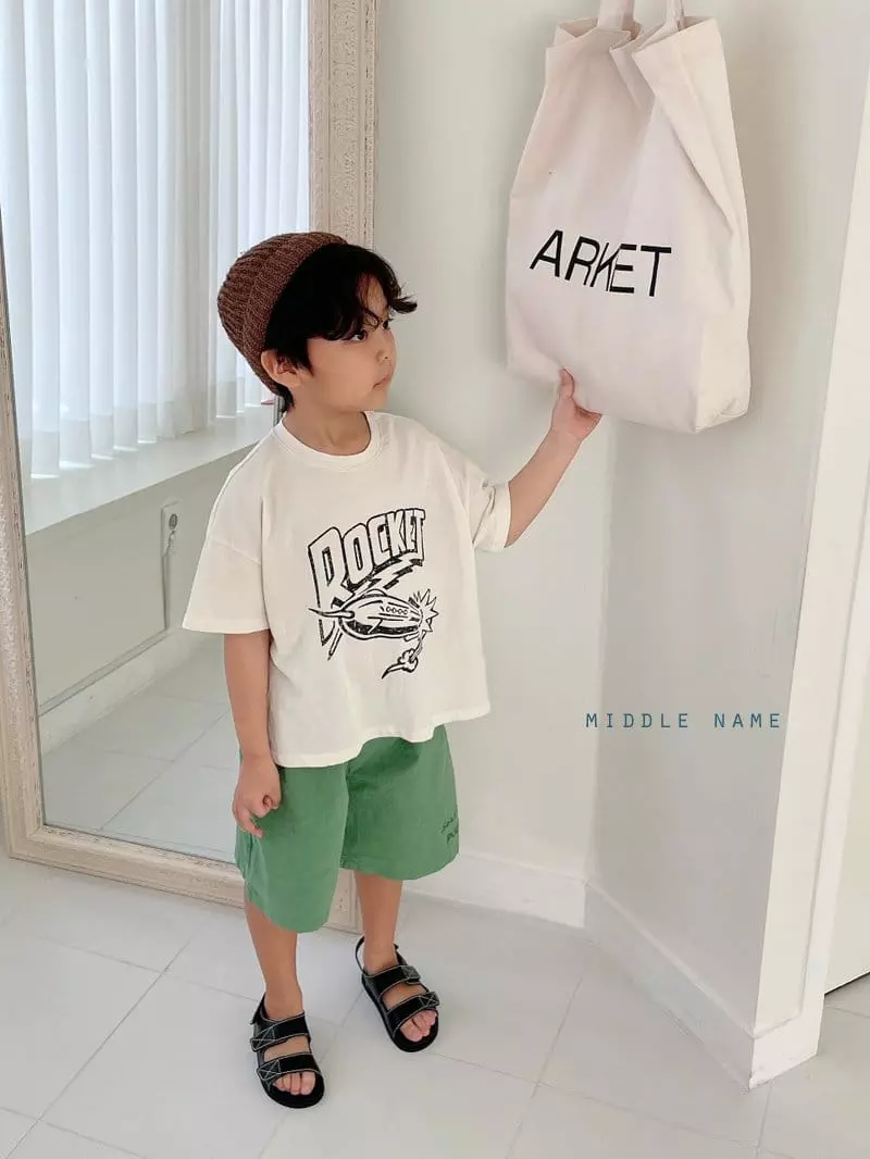 Middle Name - Korean Children Fashion - #childofig - Rocket Tee - 9