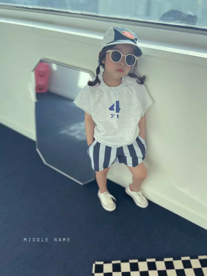 Middle Name - Korean Children Fashion - #childofig - 4 Terry Short Sleeves Tee - 7