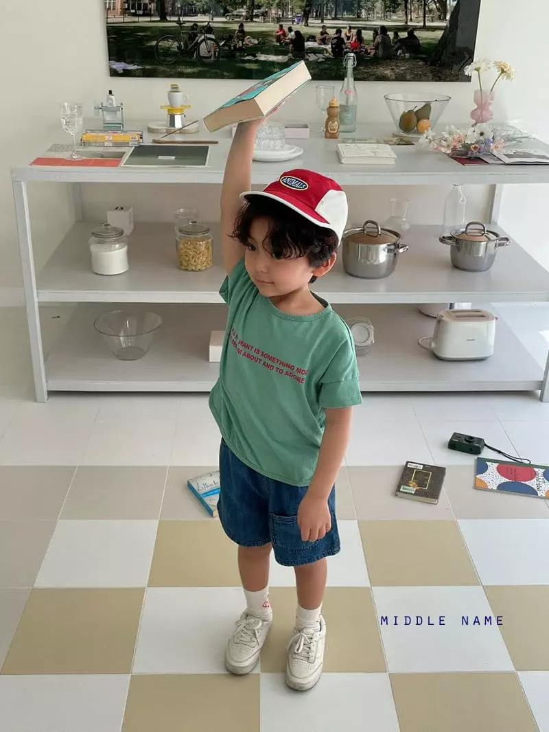 Middle Name - Korean Children Fashion - #childofig - Denim Shorts