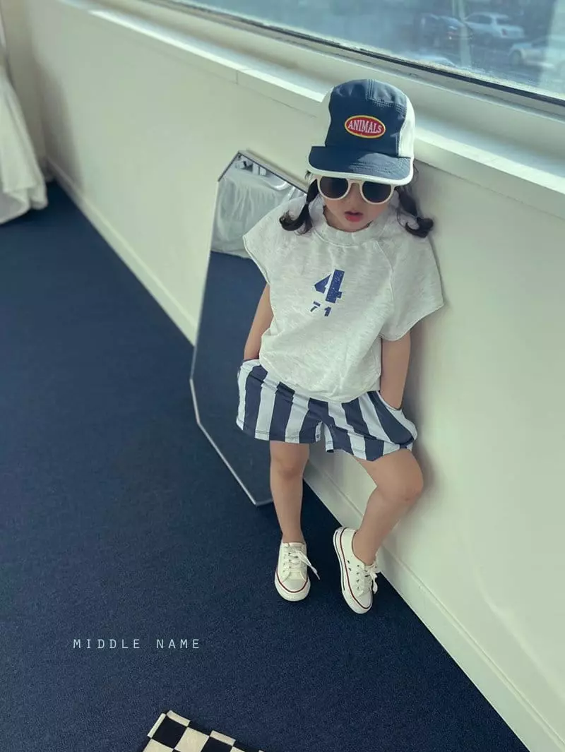 Middle Name - Korean Children Fashion - #childrensboutique - 4 Terry Short Sleeves Tee - 8