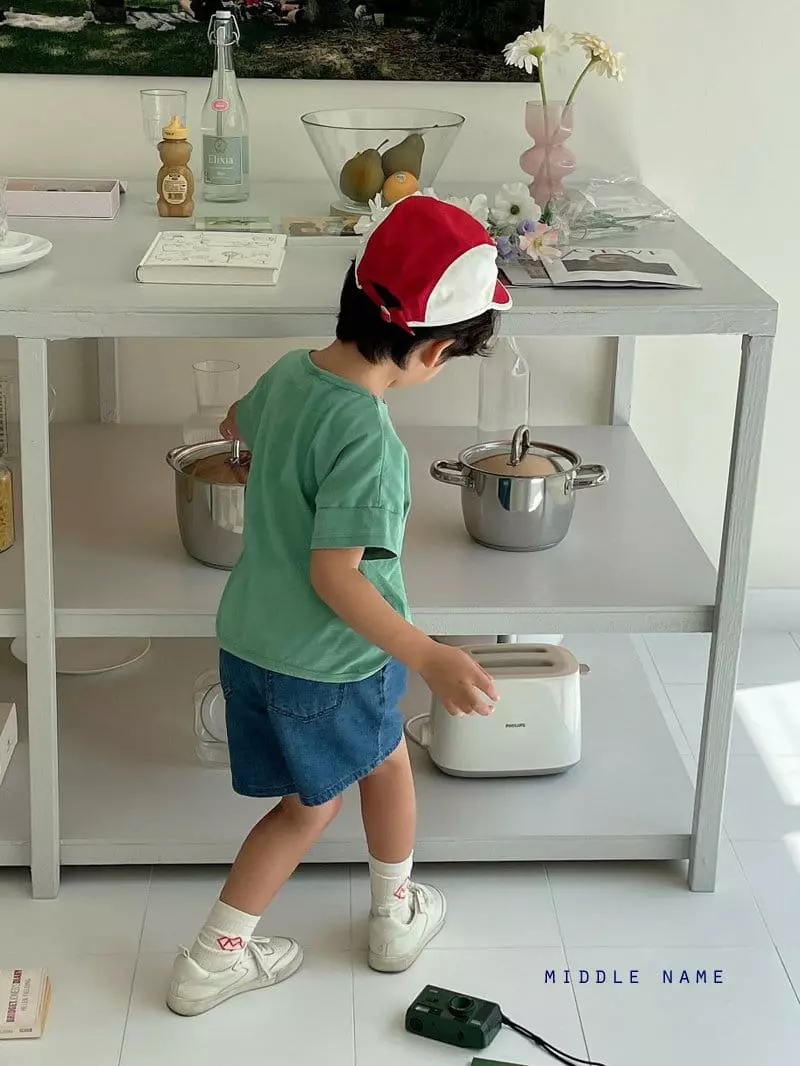 Middle Name - Korean Children Fashion - #childrensboutique - Denim Shorts - 3