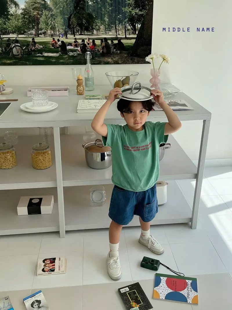 Middle Name - Korean Children Fashion - #childrensboutique - Denim Shorts - 4