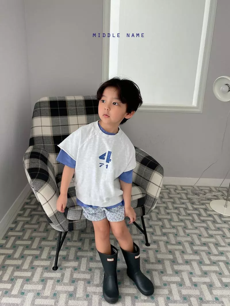 Middle Name - Korean Children Fashion - #discoveringself - 4 Terry Short Sleeves Tee - 10