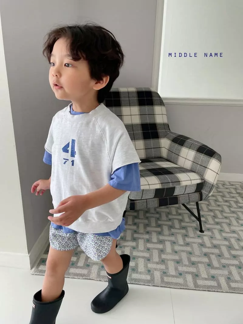 Middle Name - Korean Children Fashion - #fashionkids - 4 Terry Short Sleeves Tee - 11