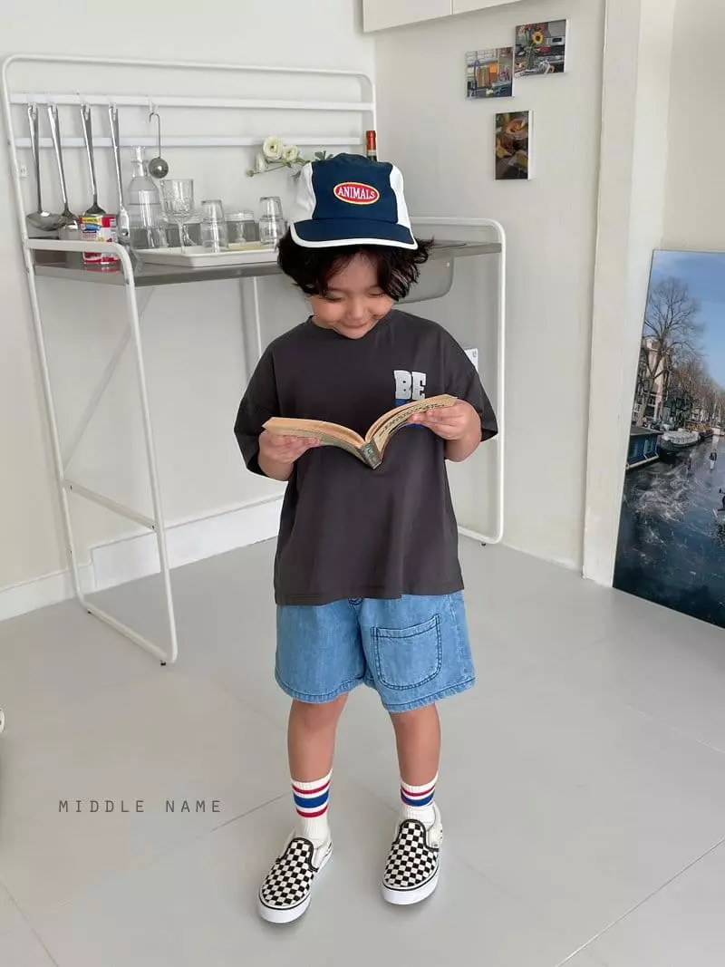 Middle Name - Korean Children Fashion - #fashionkids - Denim Shorts - 6